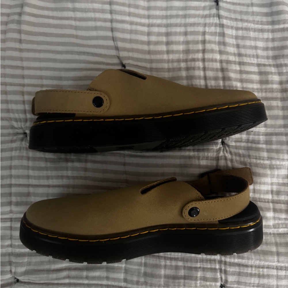 Dr. Martens Tan Carlson Clogs